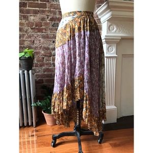 Zara Chiffon Midi Skirt